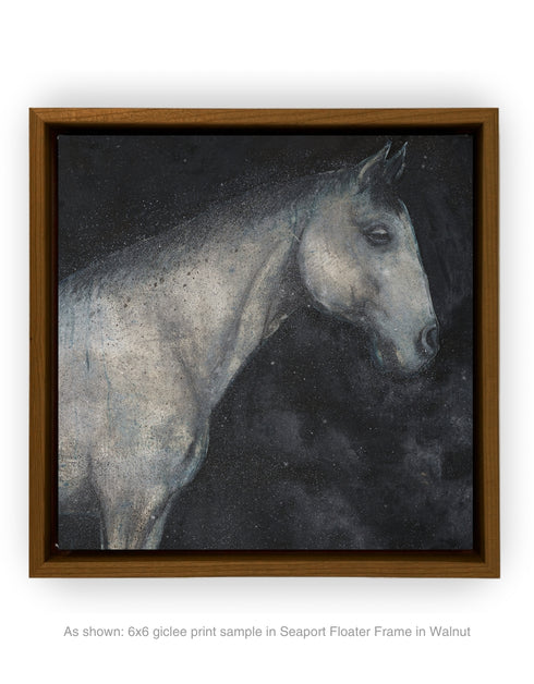 Horse | Framed Giclee Print on Canvas